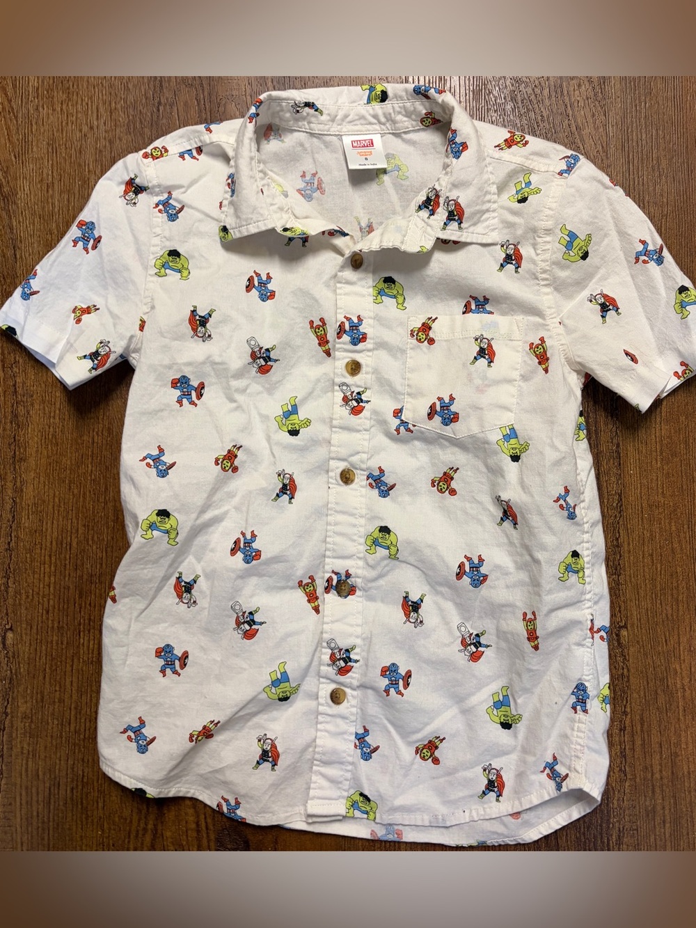 Marvel Button Down Shirt